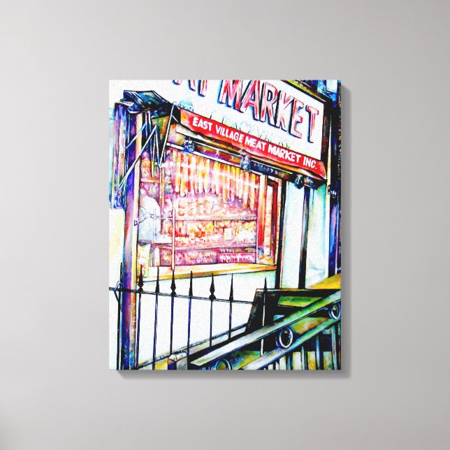 The East Village's Garden of Wisdom Canvas Print (Front)