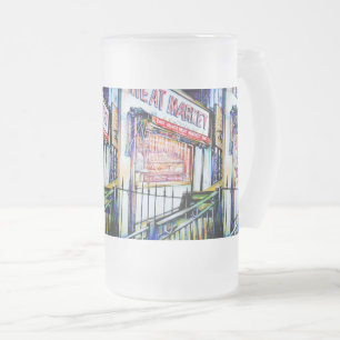 The East Village's Garden of Wisdom Frosted Glass Beer Mug