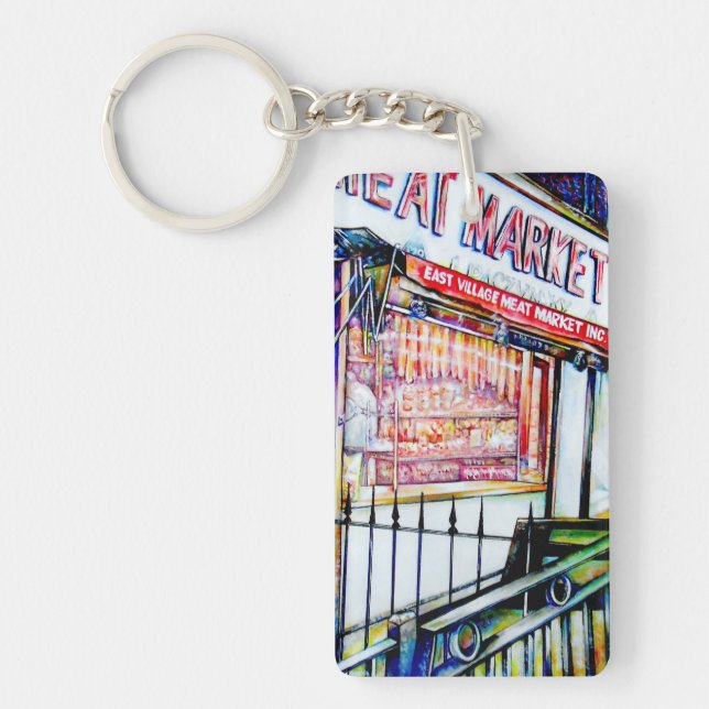 The East Village's Garden of Wisdom Key Ring (Front)