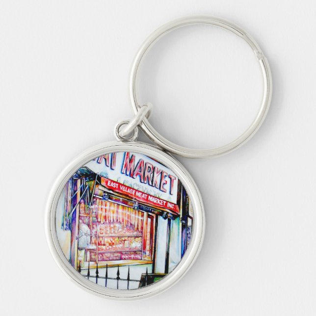The East Village's Garden of Wisdom Key Ring (Front)