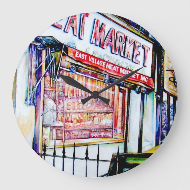 The East Village's Garden of Wisdom Large Clock (Front)