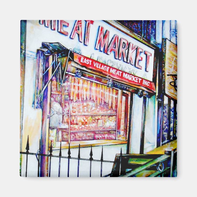 The East Village's Garden of Wisdom Magnet (Front)