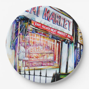 The East Village's Garden of Wisdom Paper Plate