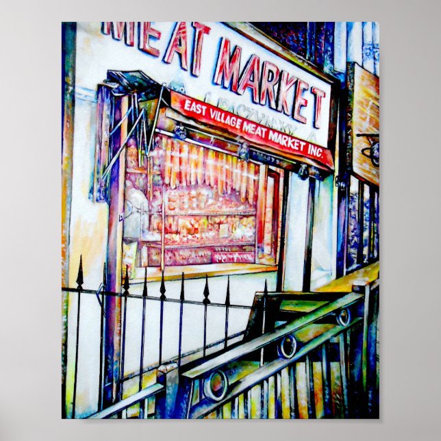 The East Village's Garden of Wisdom Poster (Front)