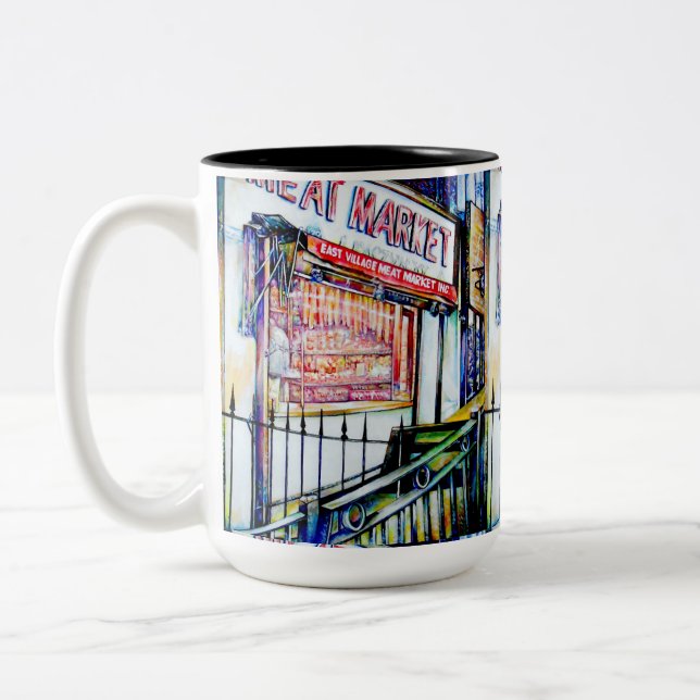 The East Village's Garden of Wisdom Two-Tone Coffee Mug (Left)