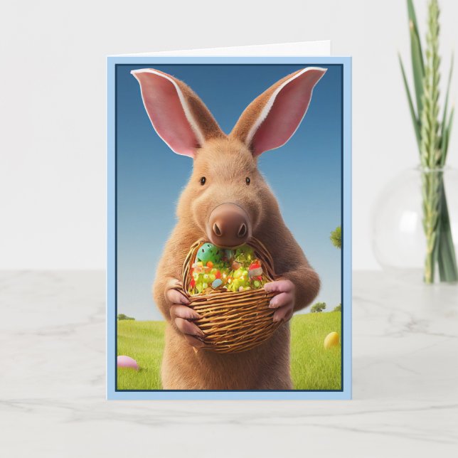 The Easter Aardvark Easter Card (Front)