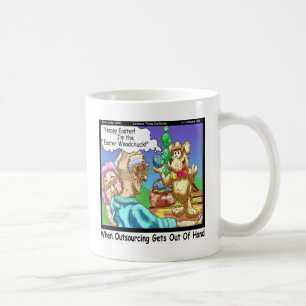 The Easter Bunny Is A Woodchuck Funny Coffee Mug