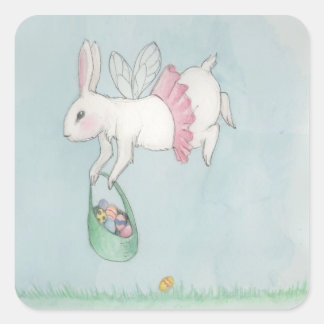 The Easter Bunny is On It's Way Stickers