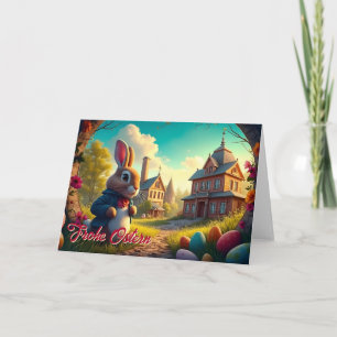 The Easter Bunny on a Secret Mission Card