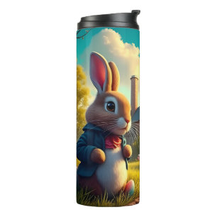 The Easter Bunny on a Secret Mission Thermal Tumbler