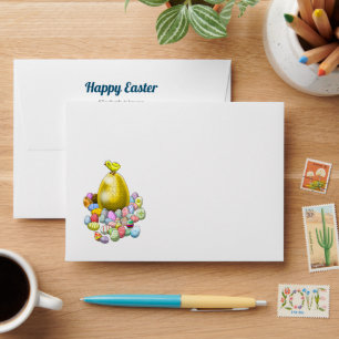 The Easter Chick and the Golden Easter Egg Envelope
