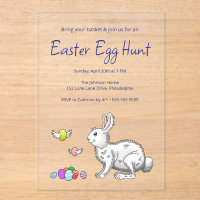 The Easter eggs and the Easter bunny