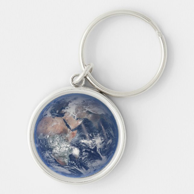 The Eastern Hemisphere On Planet Earth. Key Ring (Front)
