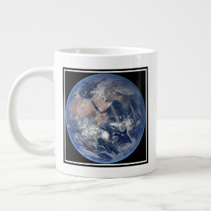 The Eastern Hemisphere On Planet Earth. Large Coffee Mug