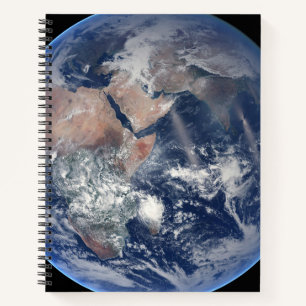 The Eastern Hemisphere On Planet Earth. Notebook