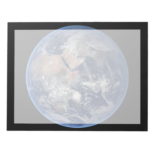 The Eastern Hemisphere On Planet Earth. Notepad (Front)