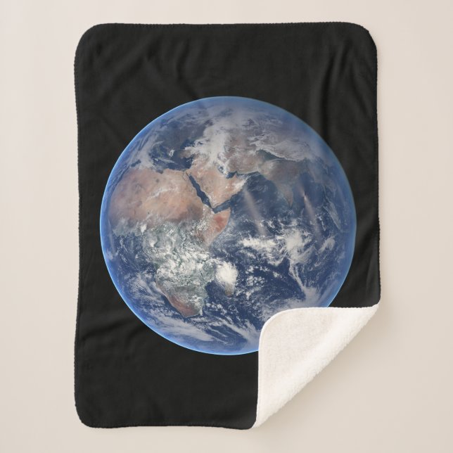 The Eastern Hemisphere On Planet Earth. Sherpa Blanket (Front)