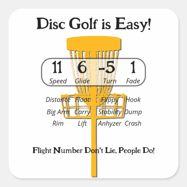 The Easy Game Square Sticker (Front)