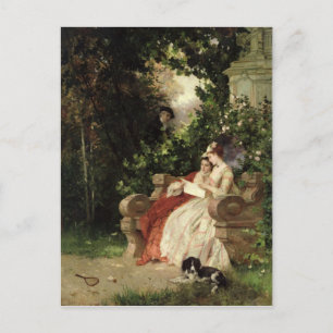 The Eavesdropper, 1868 Postcard