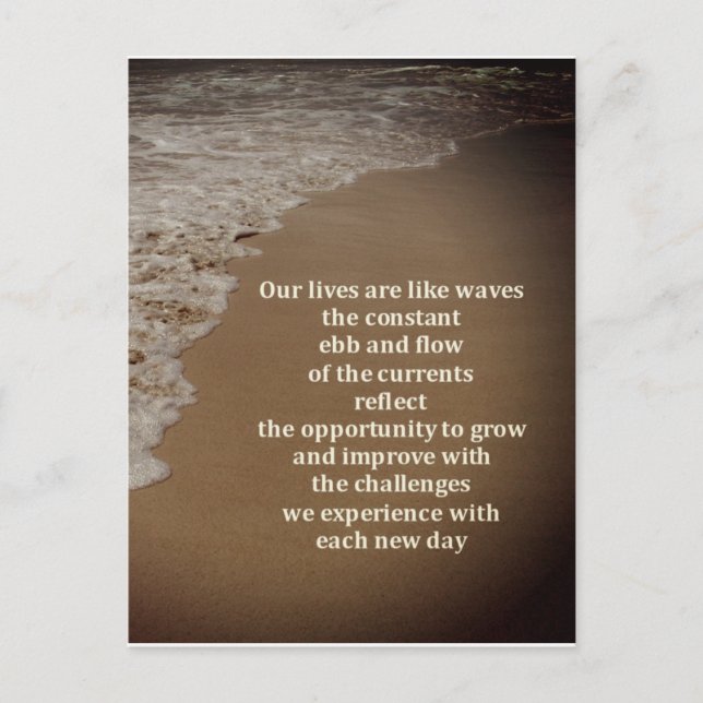 The Ebb and Flow of Life Postcard (Front)