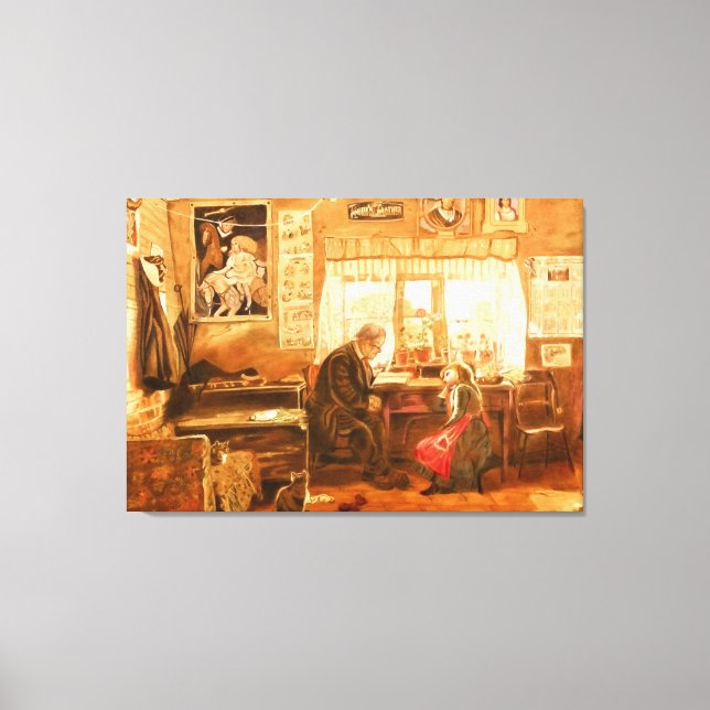 The Echo of 1000 Hours Canvas Print (Front)