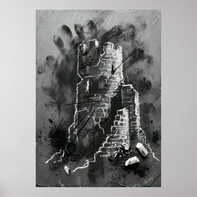 The echo of a mountain poster (Front)