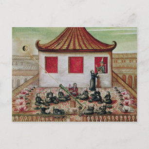 The Eclipse of the Sun in Siam in 1688 Postcard