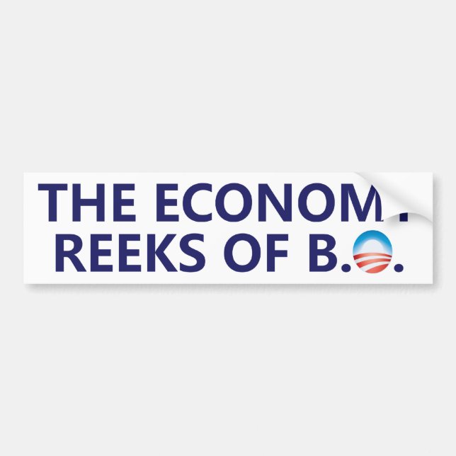 The Economy Reeks Bumper Sticker (Front)