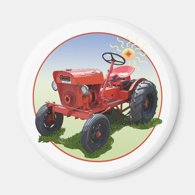 The Economy Tractor Magnet (Front)