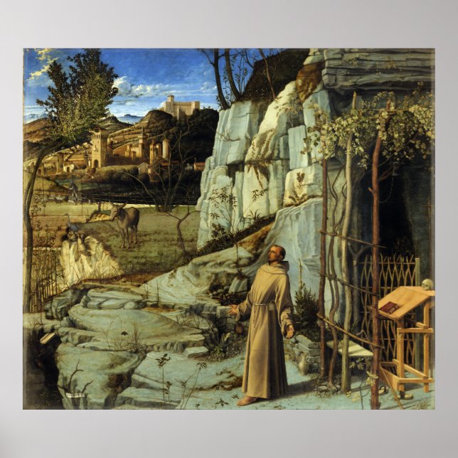 The Ecstasy of St. Francis by Giovanni Bellini Poster (Front)