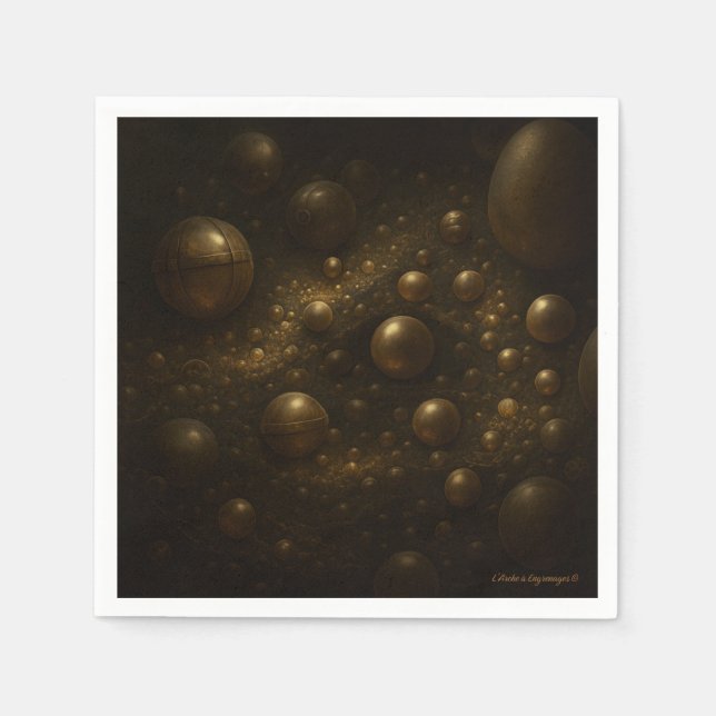 The Ecumene of the Spheres - Paper Towel Napkin (Front)