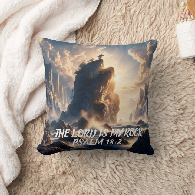 The Edge of Existence THE LORD IS MY ROCK Cushion (Blanket)