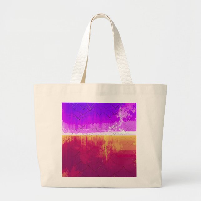 The Edge of the World 2014 Large Tote Bag (Front)