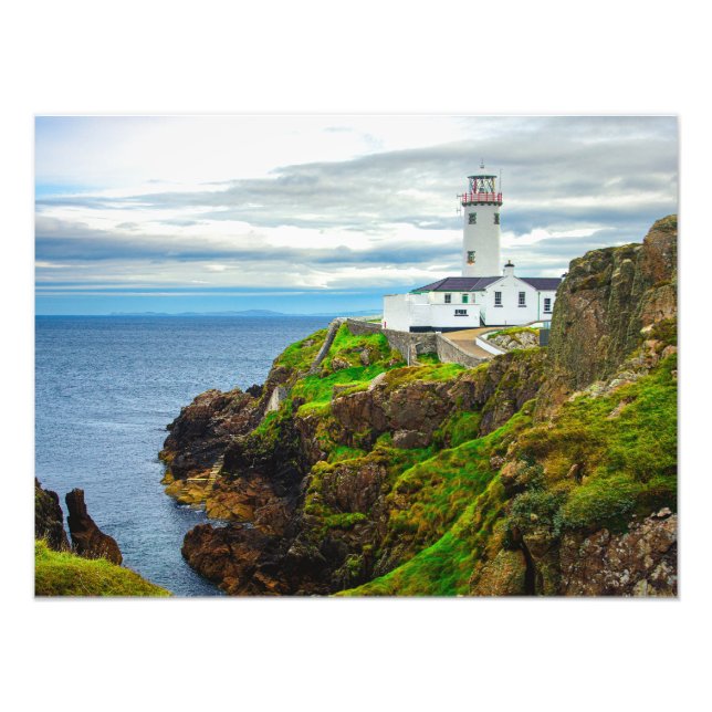 The "Edge of the World" at Fanad Head Lighthouse Photo Print (Front)