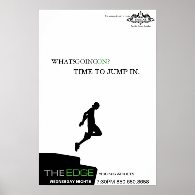 The Edge Poster "Jump" (Front)