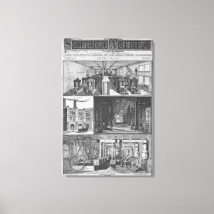 The Edison Electric Illuminating Co's Station Canvas Print