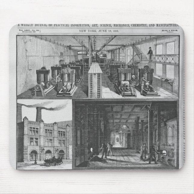 The Edison Electric Illuminating Co's Station Mouse Mat (Front)