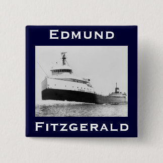 The Edmund Fitzgerald 15 Cm Square Badge