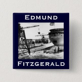 The Edmund Fitzgerald 15 Cm Square Badge