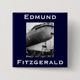 The Edmund Fitzgerald 15 Cm Square Badge