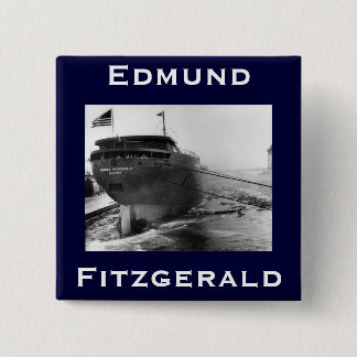 The Edmund Fitzgerald 15 Cm Square Badge