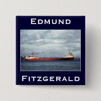 The Edmund Fitzgerald 15 Cm Square Badge