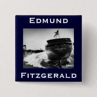 The Edmund Fitzgerald 15 Cm Square Badge