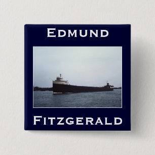 The Edmund Fitzgerald 15 Cm Square Badge