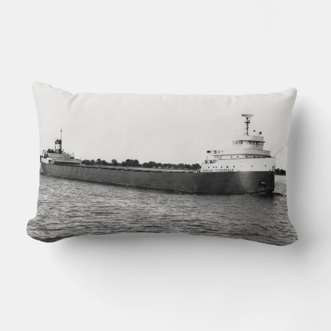 The Edmund Fitzgerald Lumbar Cushion (Front)