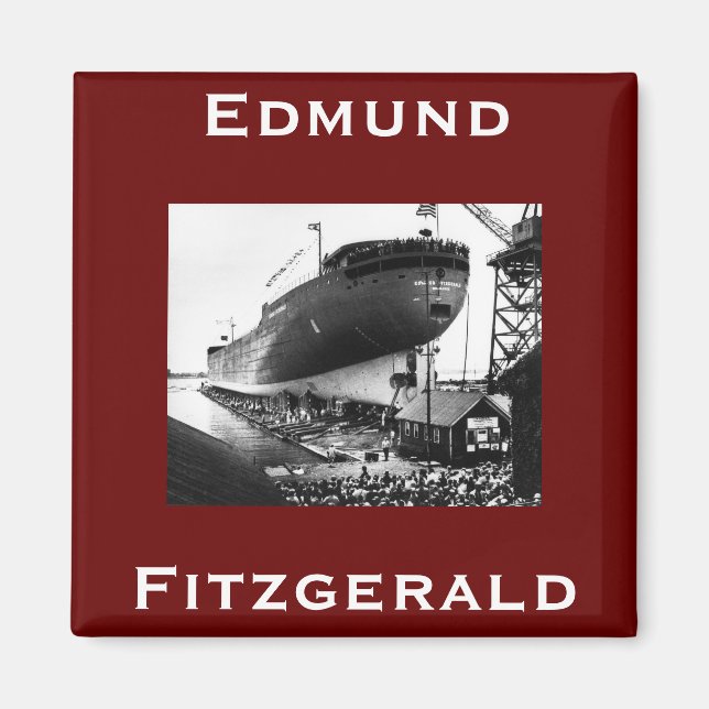 The Edmund Fitzgerald  Magnet (Front)