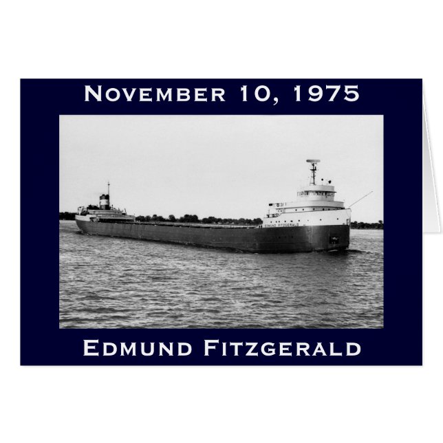 The Edmund Fitzgerald on the St. Clair River (Front Horizontal)