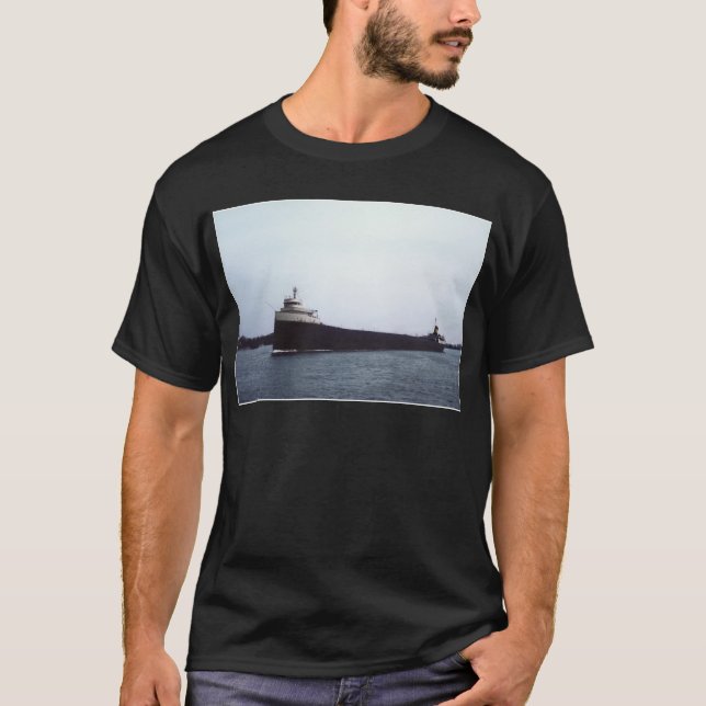The Edmund Fitzgerald on the St. Clair River T-Shirt (Front)