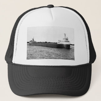 The Edmund Fitzgerald on the St. Clair River Trucker Hat