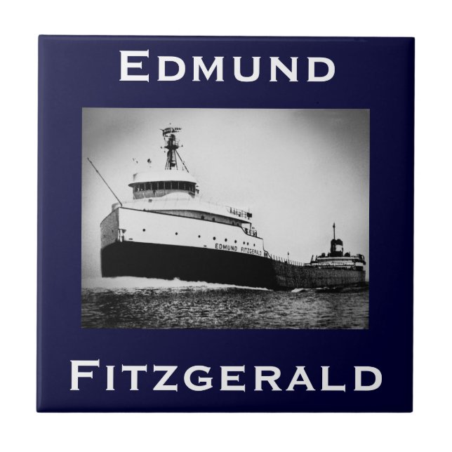 The Edmund Fitzgerald Tile (Front)